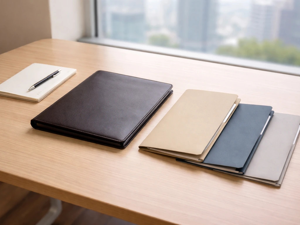 Minimal photo of a restaurant group organization concept: folder labeled “holdings” beside branch documents